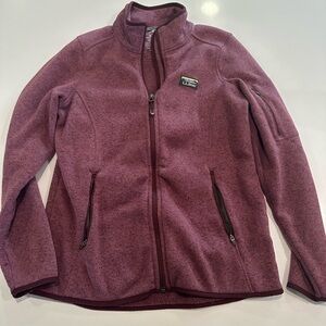 L.L. Bean Women’s Purple Full-Zip Jacket